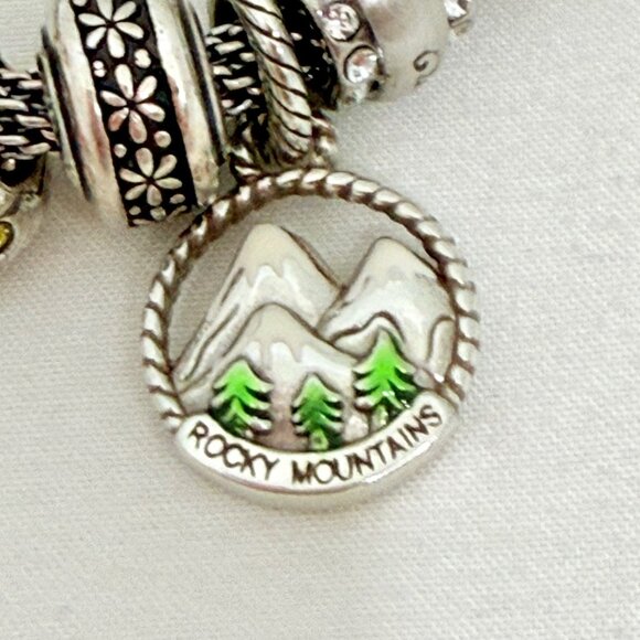 Brighton Add-a-Charm Bracelet with 12 charms 8" Length - Picture 13 of 15